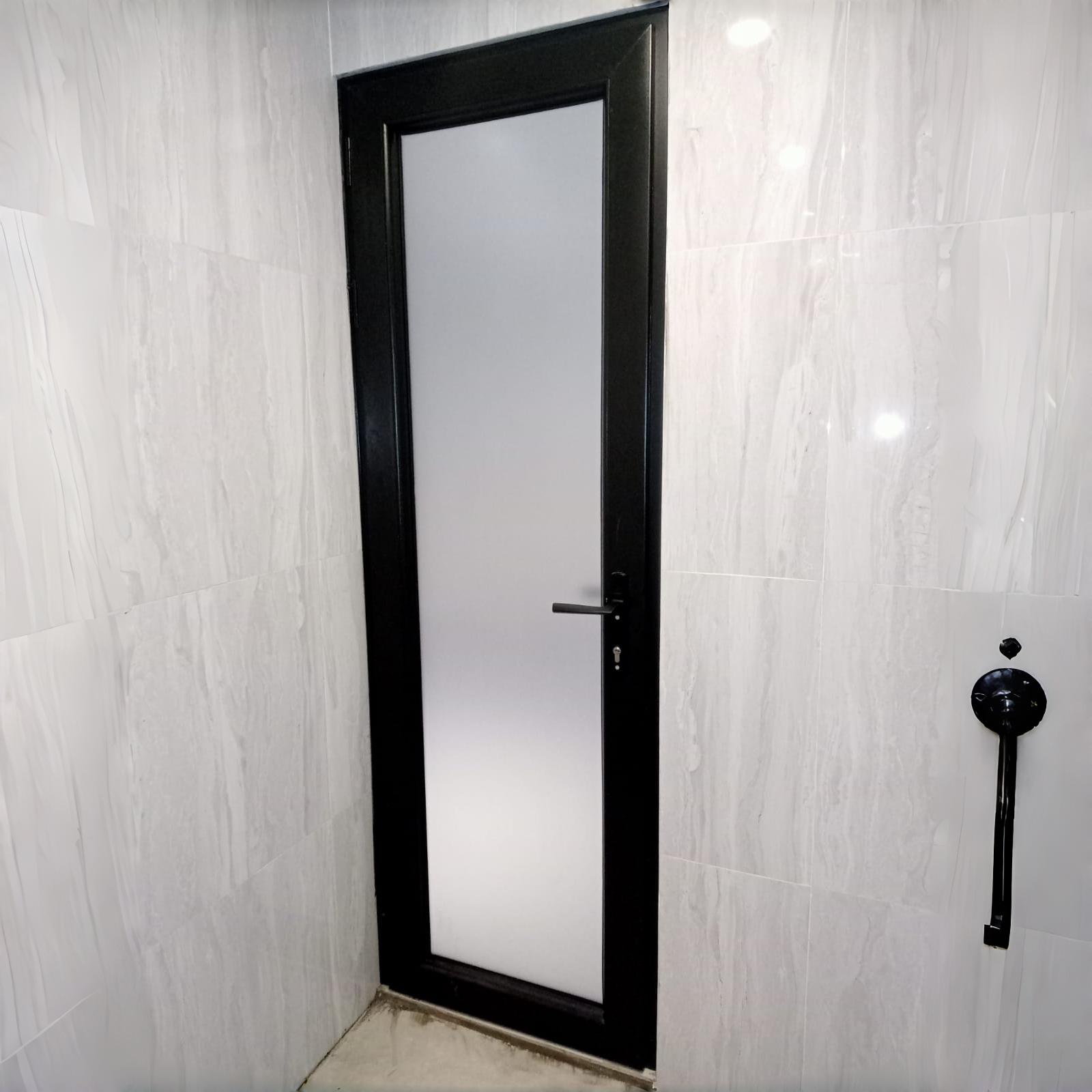 Pintu Kaca Buram UPVC / Frosted Glass